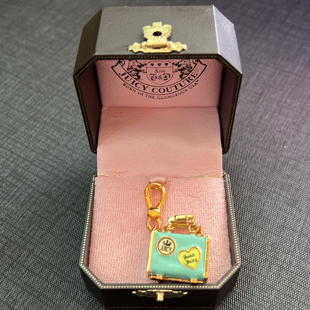 Juicy Couture Suitcase Charm